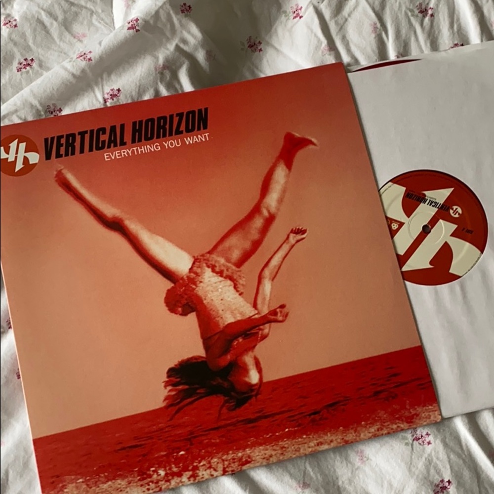 Vertical horizon rare red vinyl record